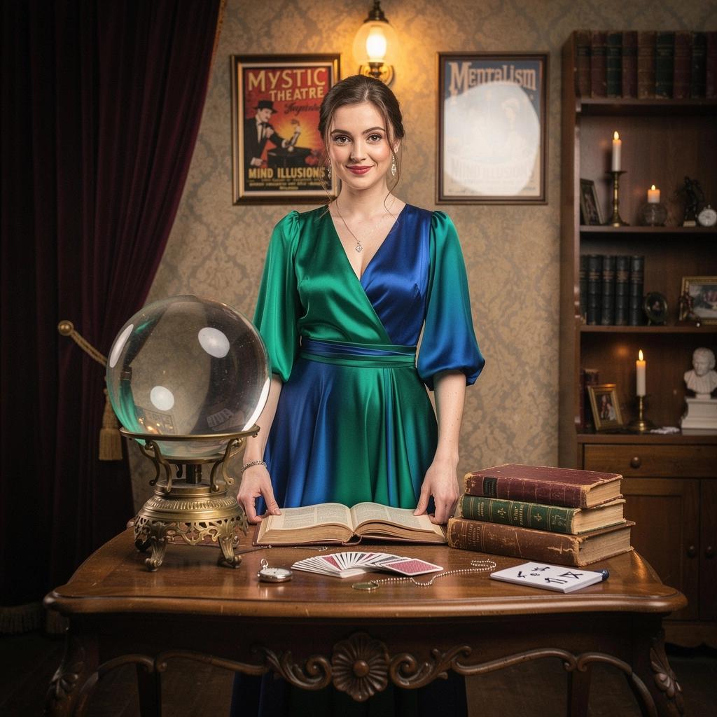 Színpadi előadás, ahol a mentalizmus és a pszichológia összefonódik a varázslattal.